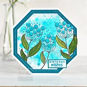 Bubble Bloom Jeanie - Clear Stamp