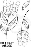 Bubble Bloom Jeanie - Clear Stamp