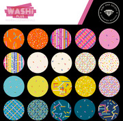 Washi Plus Tape Golden Hour - Quilt Fabric