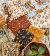 Wellspring Blossom Coral Seashell - Quilt Fabric