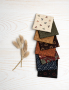 Wheatland Flowers Slate - Quilt Fabric