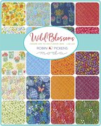 Wild Blossoms Cream - Leafy World Leaf - Quilt Fabric