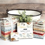 Willows Farm Sheep - Mushroom - Quilt Fabric