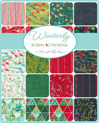 Winterly Berry - Soft Black - Quilt Fabric