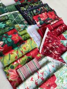 Winterly Berry - Soft Black - Quilt Fabric