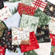 Woodland Winter Animal - Cardinal Red - Quilt Fabric