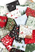 Woodland Winter Animal - Cardinal Red - Quilt Fabric