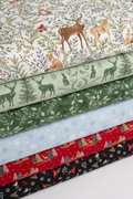 Woodland Winter Animal - Cardinal Red - Quilt Fabric