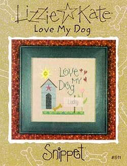 Love My Dog - Cross Stitch Pattern