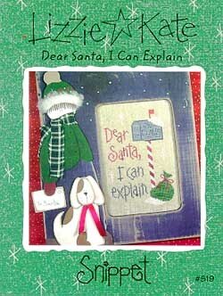 Dear Santa I Can Explain - Cross Stitch Pattern