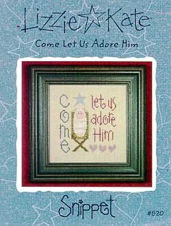 Come Let Us Adore Him - PDF Cross Stitch Pattern