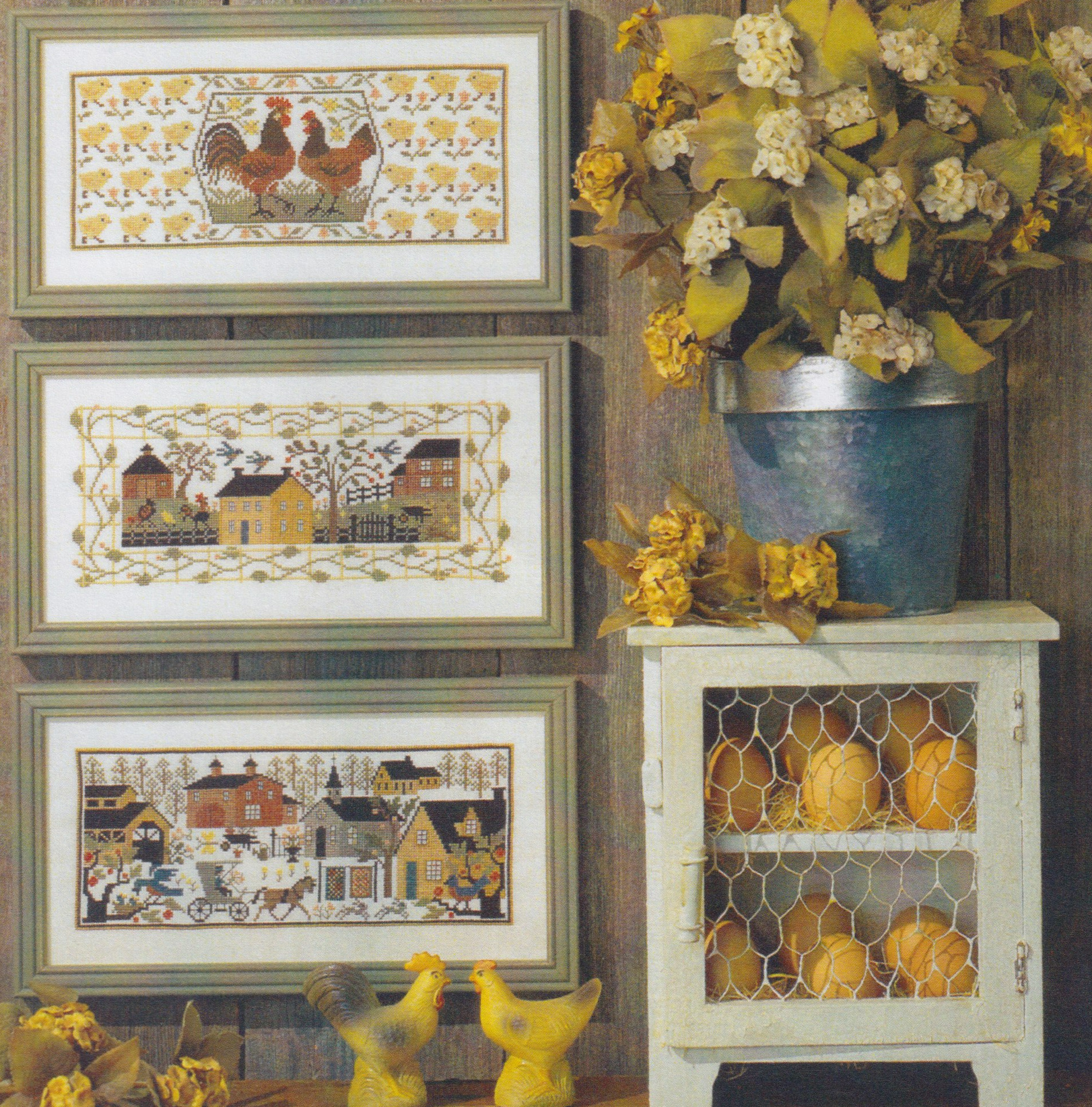 Village Green  (Book 89) - Cross Stitch Pattern