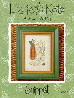 Autumn ABC's - PDF Cross Stitch Pattern