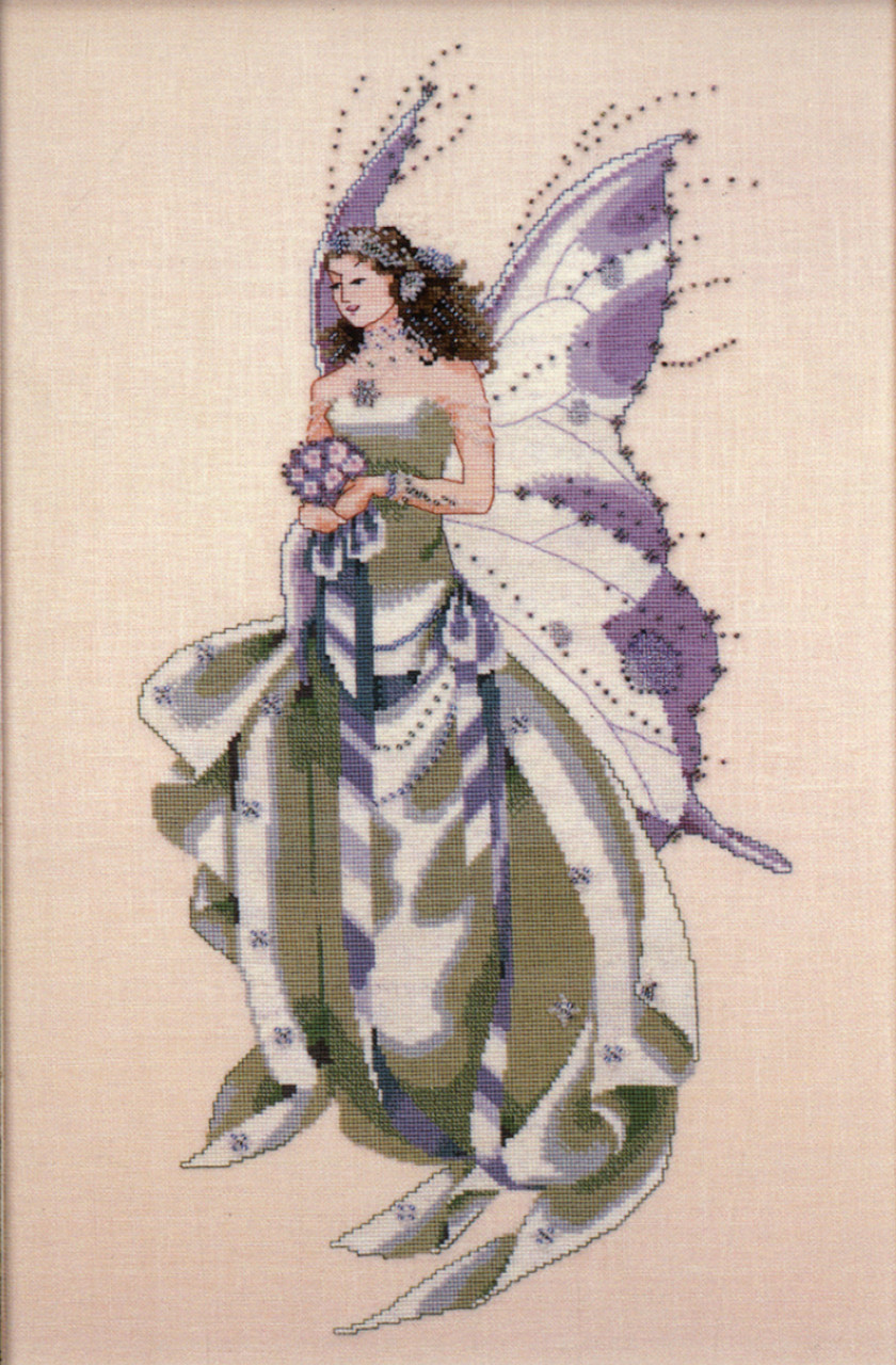July's Amethyst Fairy - Mirabilia Cross Stitch Pattern