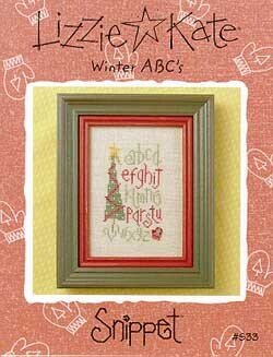 Winter ABC's - PDF Cross Stitch Pattern