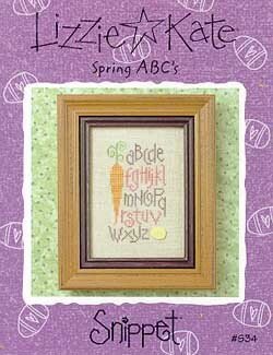 Spring ABC's - PDF Cross Stitch Pattern
