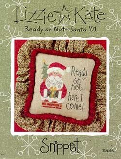 Ready or Not Santa '01 - PDF Cross Stitch Pattern