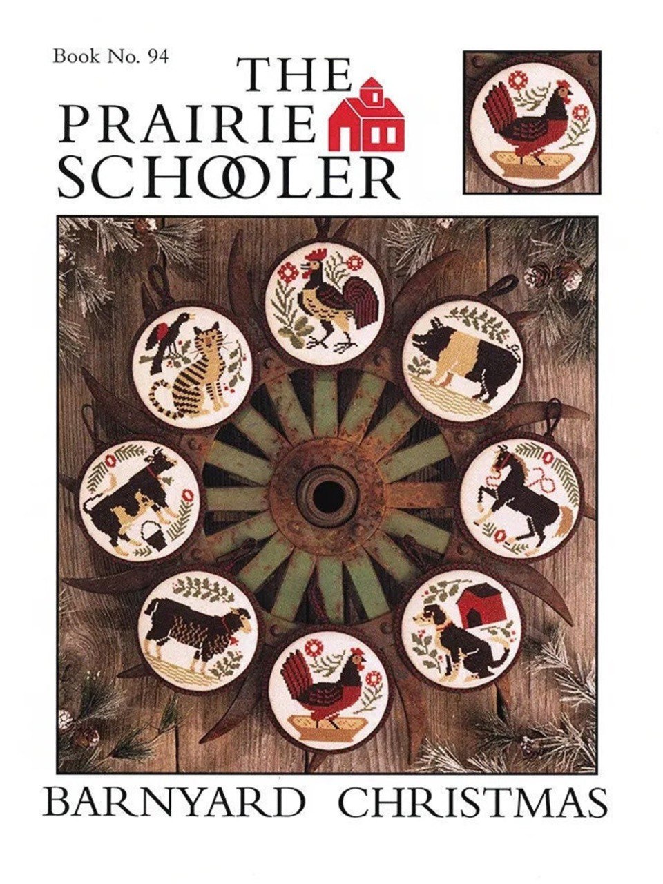 Barnyard Christmas (Book 94) - Cross Stitch Pattern