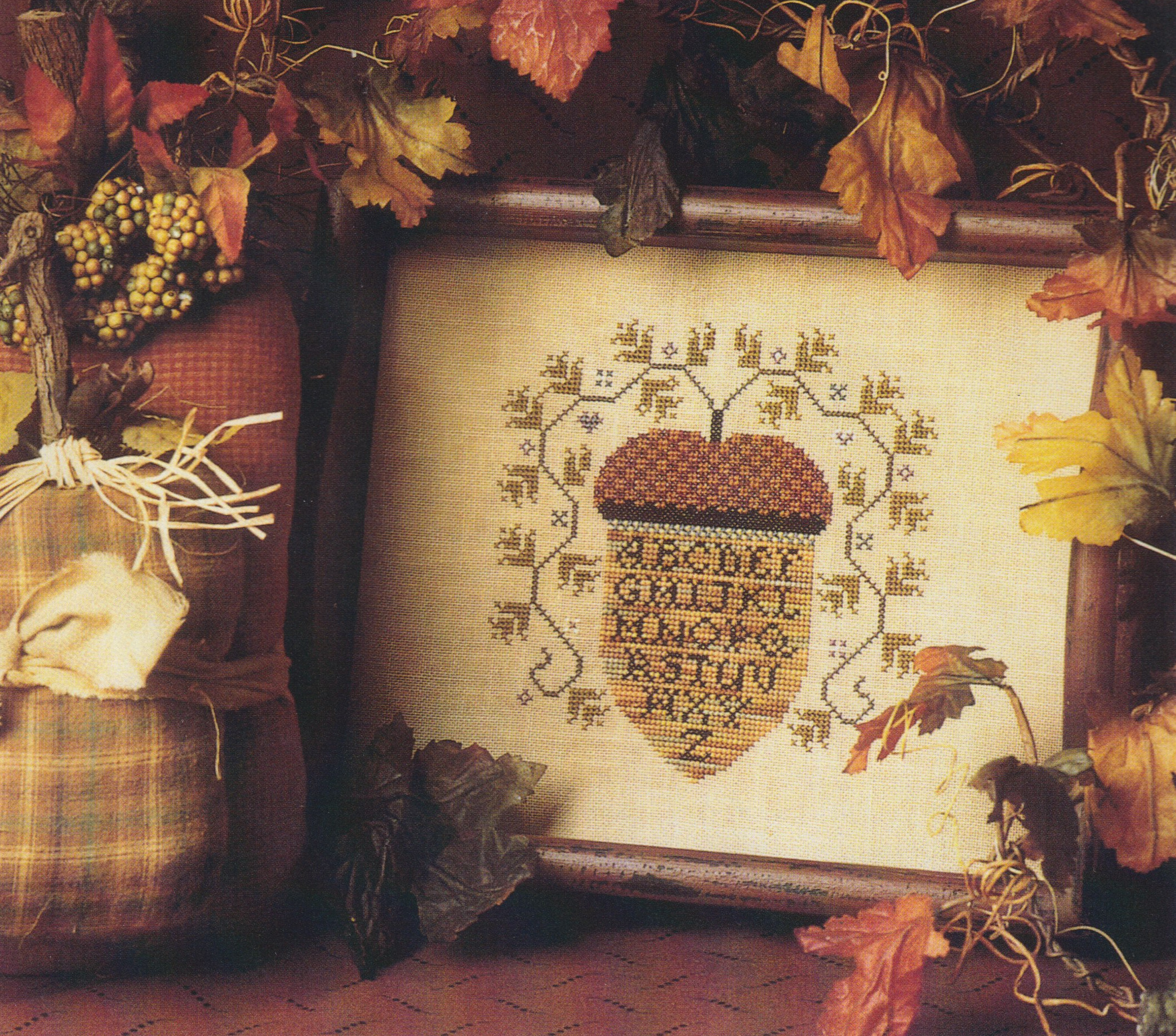 Acorn Autumn - Cross Stitch Pattern