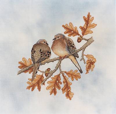 Mourning Doves - Cross Stitch Pattern
