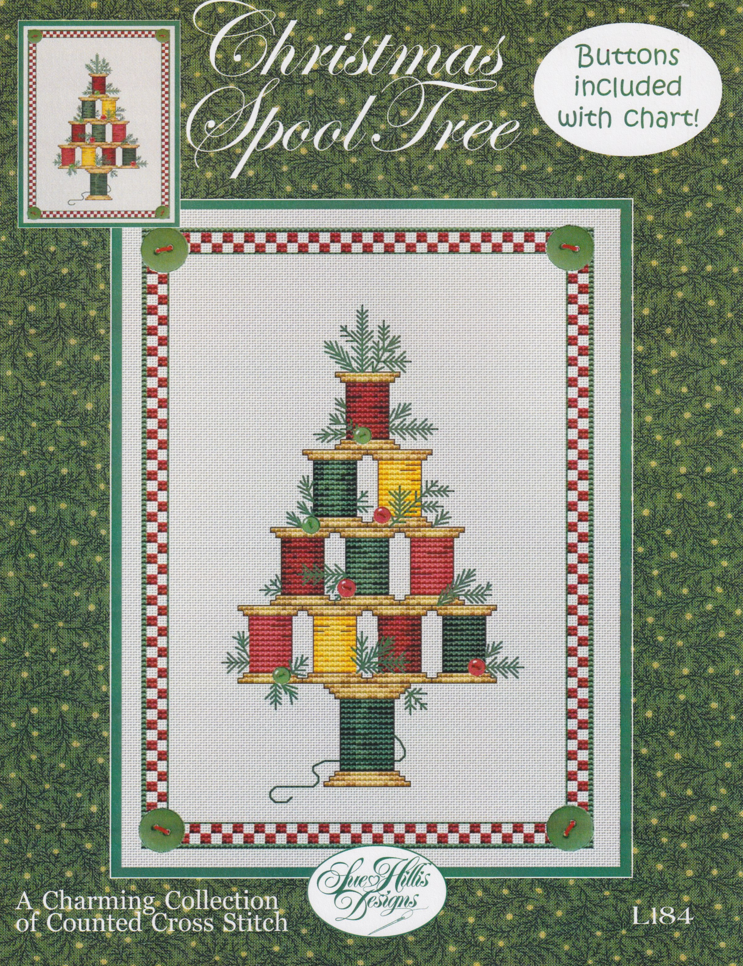 Christmas Spool Tree - Cross Stitch Pattern