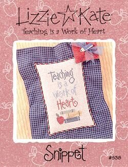 Teaching is a Work of Heart - PDF Cross Stitch Pattern