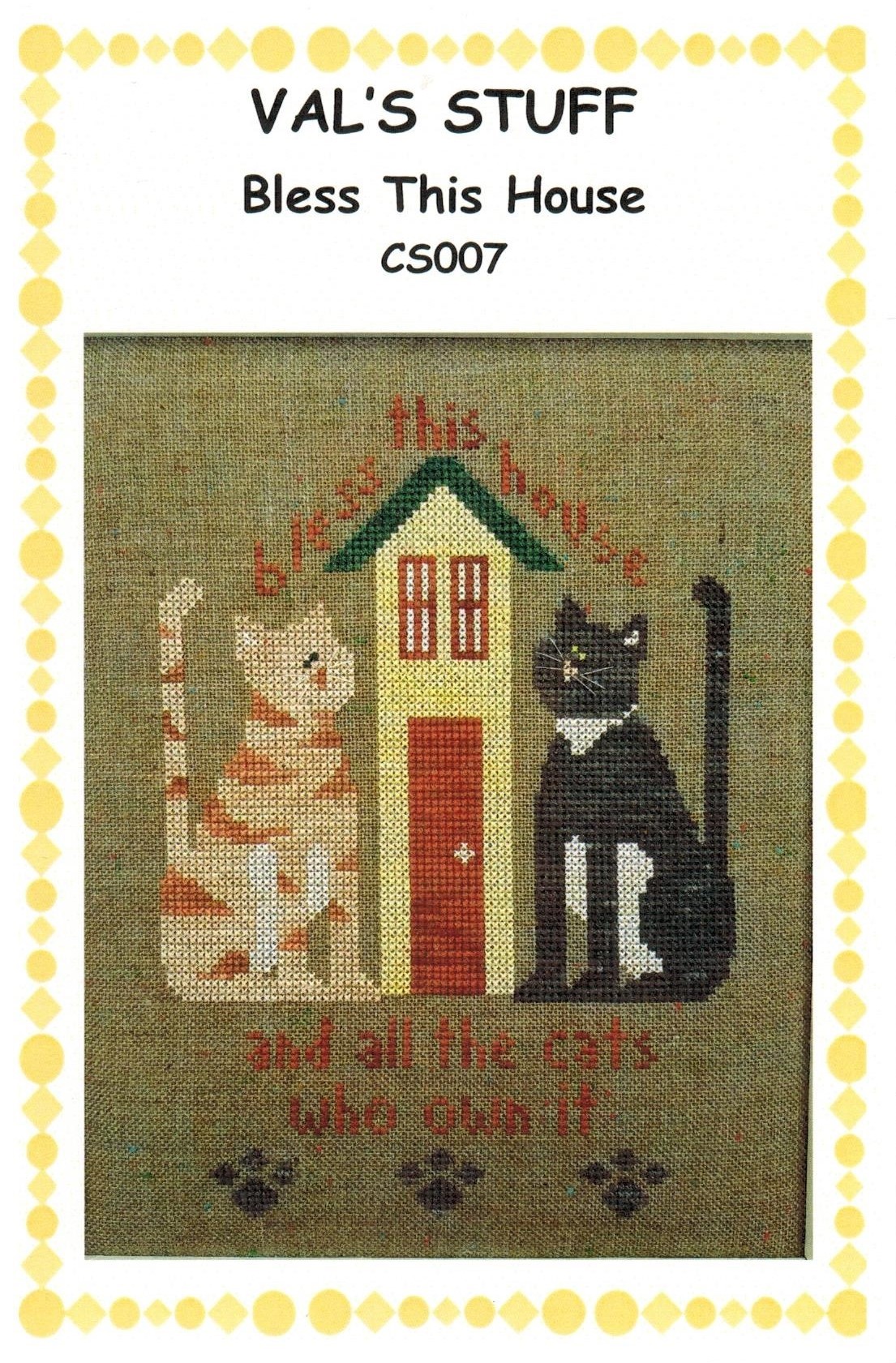 Bless This House - Cross Stitch Pattern