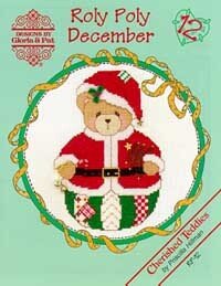 Roly Polys December Cherished Teddies Cross Stitch Pattern