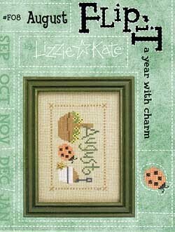 Flip-It Charm August - Cross Stitch Pattern