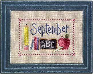 Flip-It Charm September - Cross Stitch Pattern