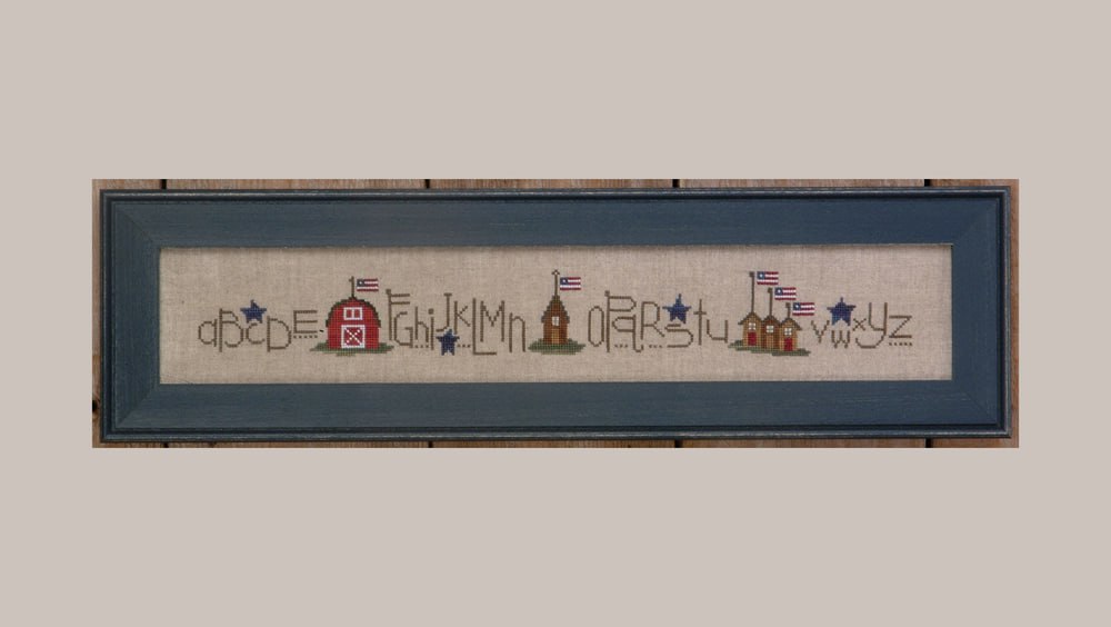 Patriotic Row - Cross Stitch Pattern