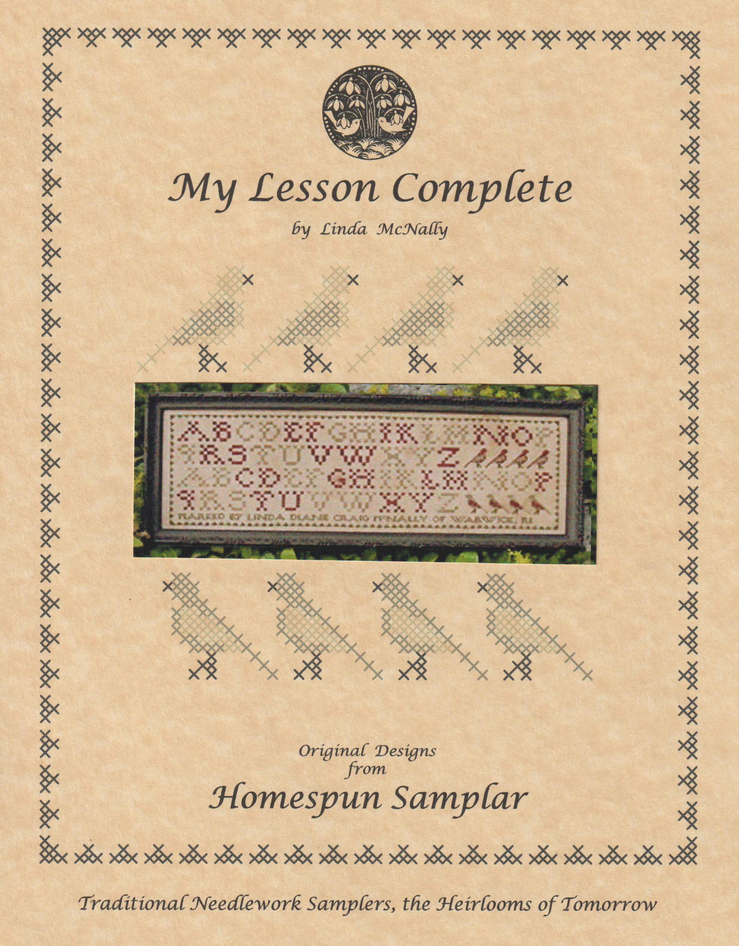 My Lesson Complete - Cross Stitch Pattern