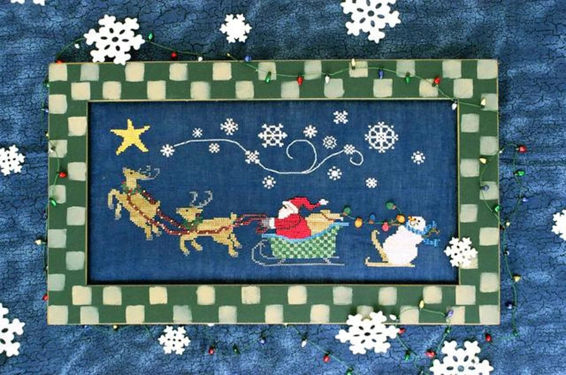 Hitchin' a Ride - Cross Stitch Pattern