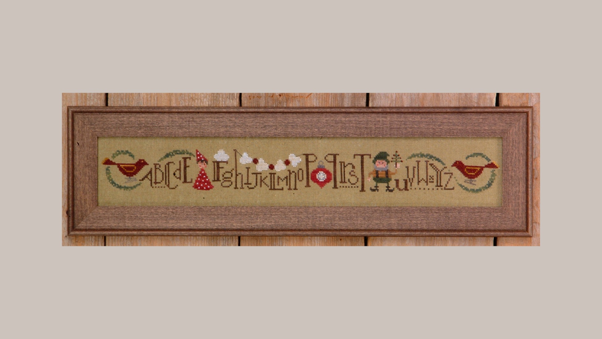 Christmas Row - Cross Stitch Pattern