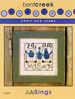 July Sings (Snappers) - Cross Stitch Pattern