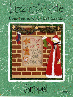 Dear Santa We've Got Cookies - PDF Cross Stitch Pattern