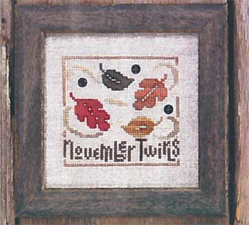 November Twirls (Snappers) - Cross Stitch Pattern