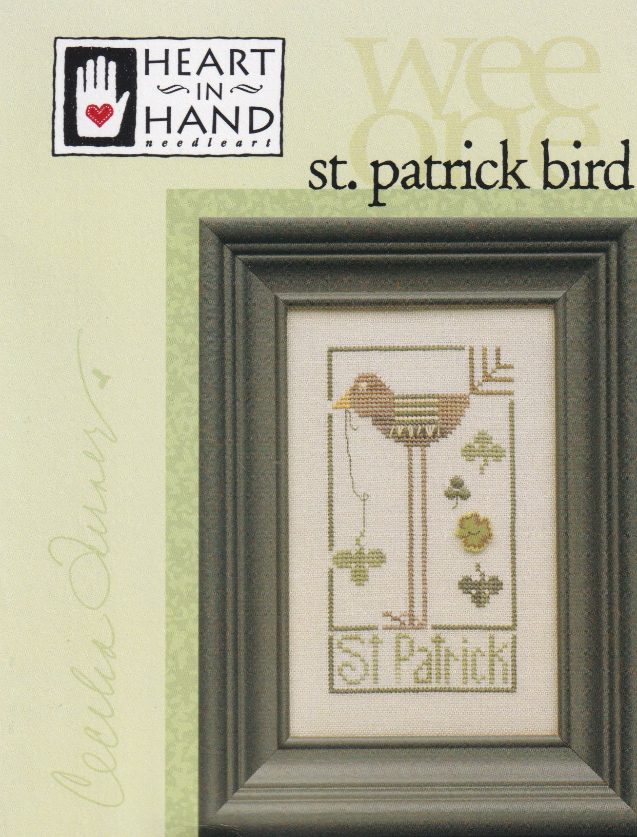 St Patrick Bird (Wee One) - Cross Stitch Pattern