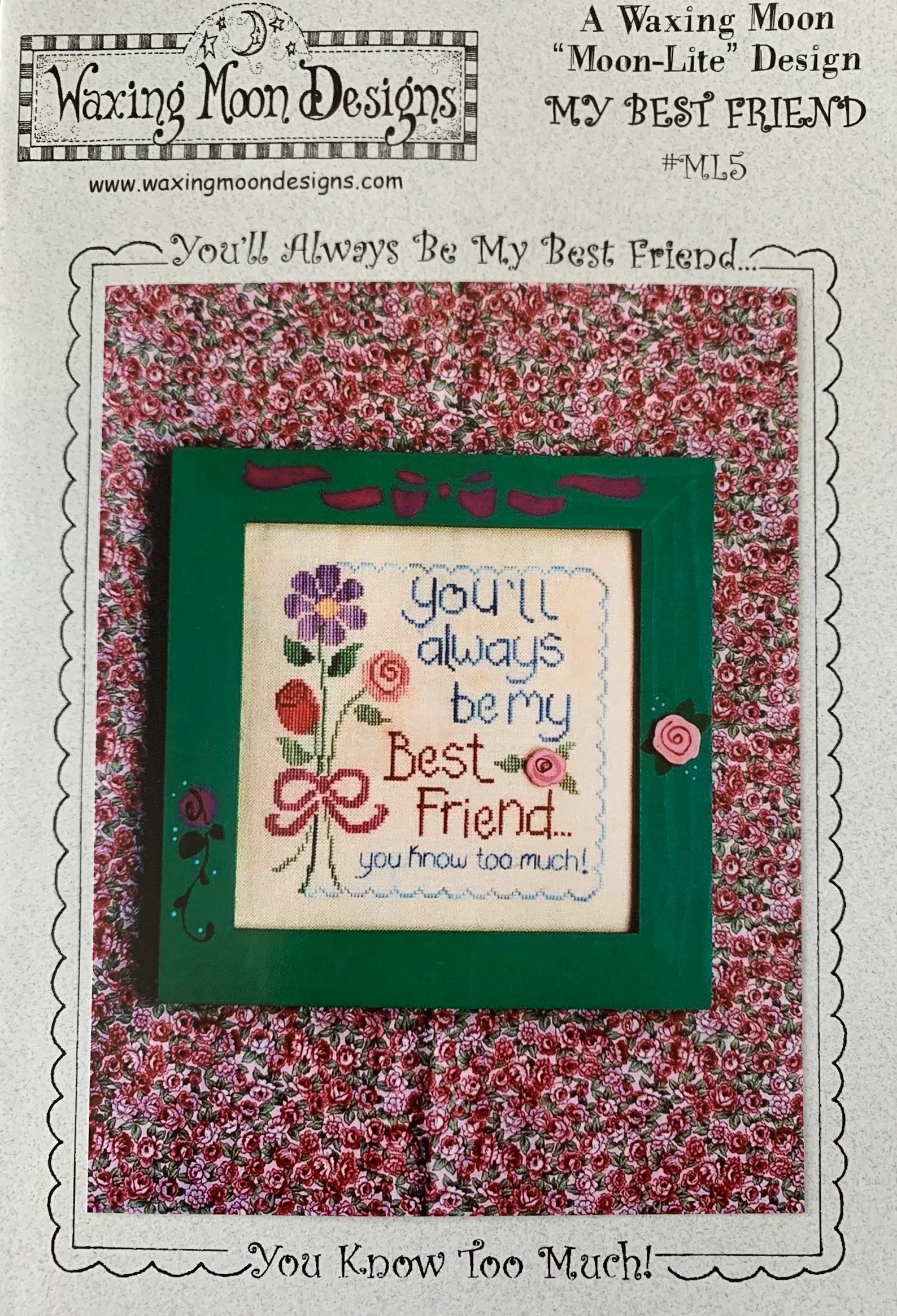 You'll Always Be My Best Friend - Cross Stitch Pattern