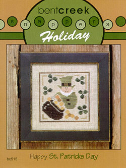 Happy St. Patrick's Day (Snappers Holiday)- Cross Stitch