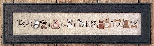 Puppy Dog Row - Cross Stitch Pattern