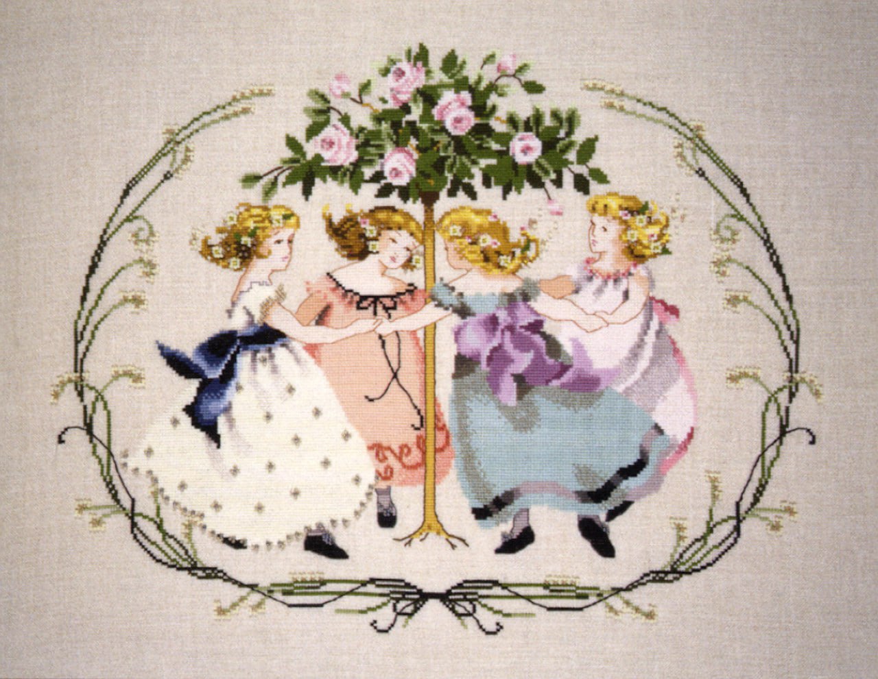 Ring Around the Rose Tree - Mirabilia Cross Stitch Pattern