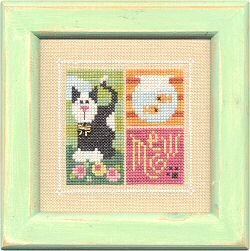 Flip-It Blocks MEOW! - Cross Stitch Pattern
