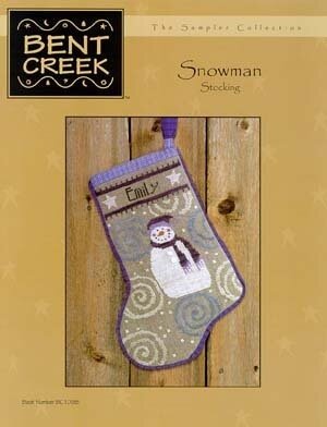 Snowman Stocking - Cross Stitch Pattern
