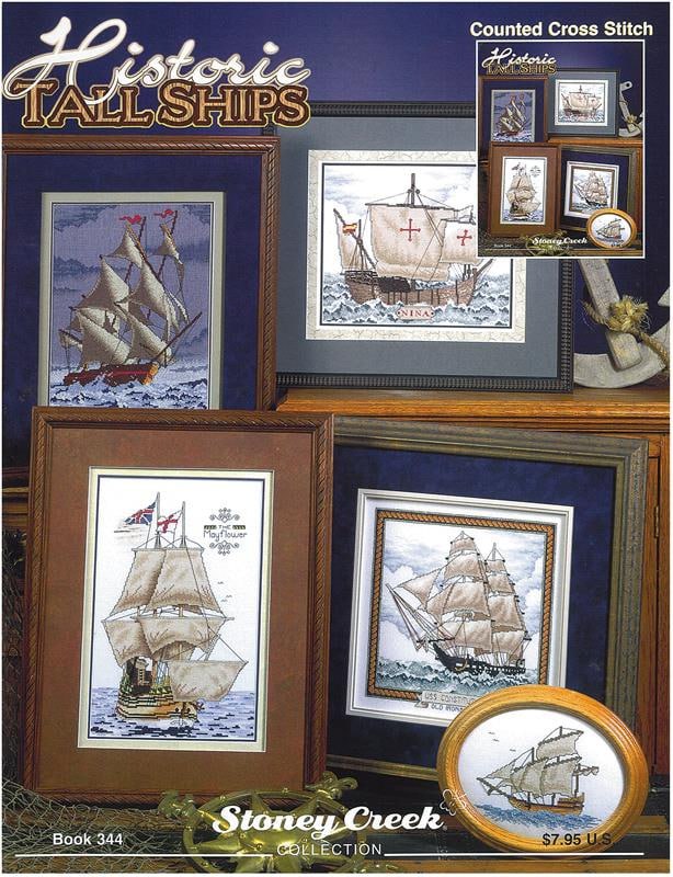 Historic Tall Ships - Cross Stitch Pattern
