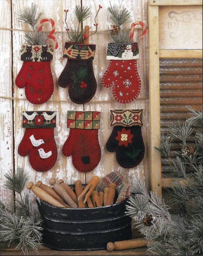 Mittens (Book 118) - Cross Stitch Pattern