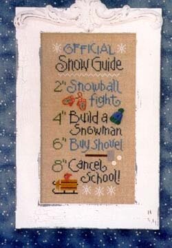 Official Snow Guide - Cross Stitch Pattern