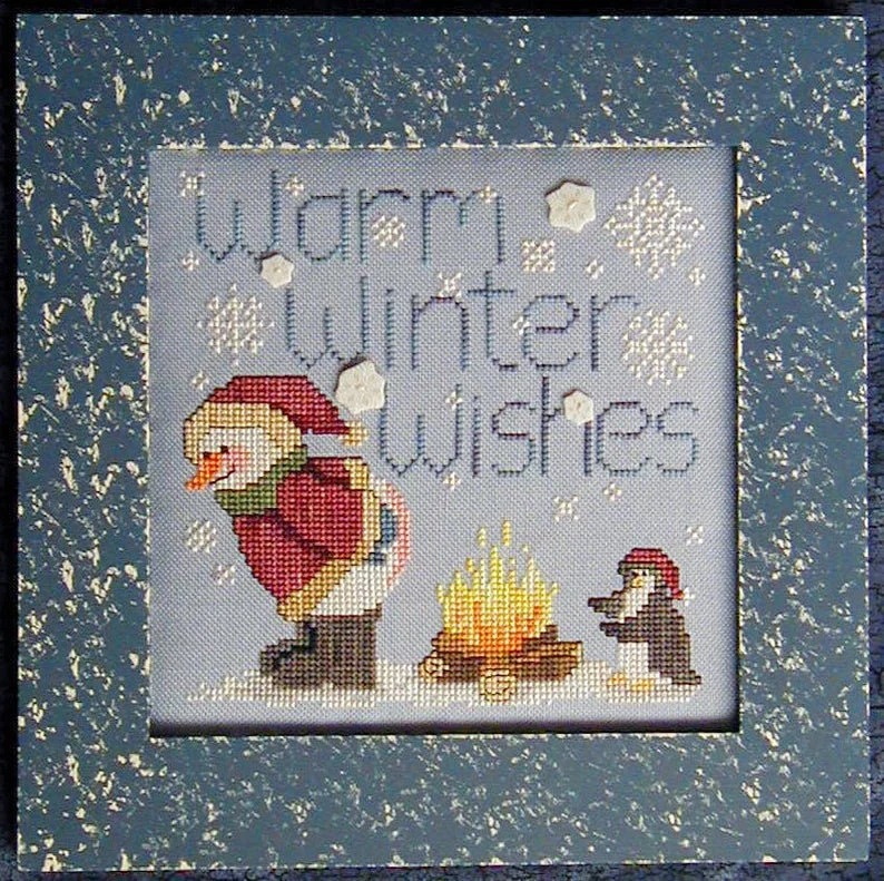 Warm Winter Wishes - Cross Stitch Pattern