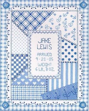 It's A Boy - Cross Stitch Pattern