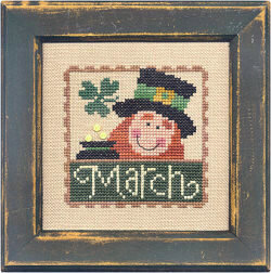 Flip-It Stamp March - Cross Stitch Pattern
